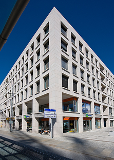 New Construction of an office building at the Postplatz, Dresden