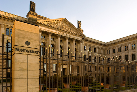 Restaurierung der Fassade des Bundesrats, Berlin