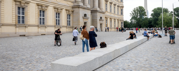 The Humboldt Forum terraces, Berlin