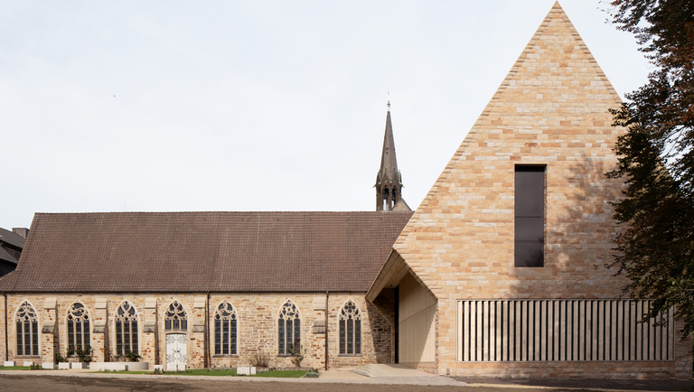 New construction of the library of the monastery Loccum