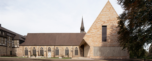 New construction of the library of the monastery Loccum