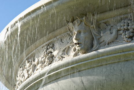 Restoration of the Kilian fountain, Würzburg