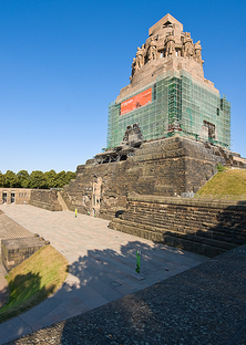 Restoration of the Monument to the Battle of the Nations, renovation of the flooring at the forecourt and the staircases, Leipzig
