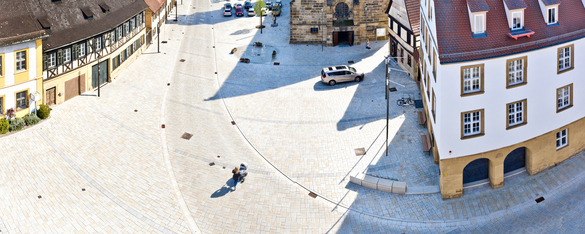 Exterior work Marktplatz Hallstadt, Hallstadt